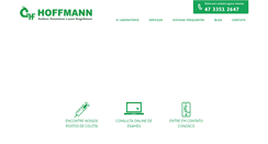 Desktop Screenshot of laboratoriohoffmann.com.br