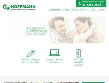 Tablet Screenshot of laboratoriohoffmann.com.br